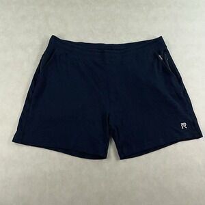 Ryker The Ares Shorts Men XL Black 100% Organic Cotton Workout 5" Inseam Unlined